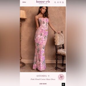 House of CB floral dress